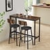 Rustic Bar Table Set w/ 2 Stools (43 )