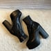 Zara Chunky Platform Heeled Boot