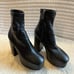 Zara Chunky Platform Heeled Boot