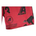 ADIDAS BASKETBALL 9 Logo Poppers Mens Shorts LARGE Training ~ Red