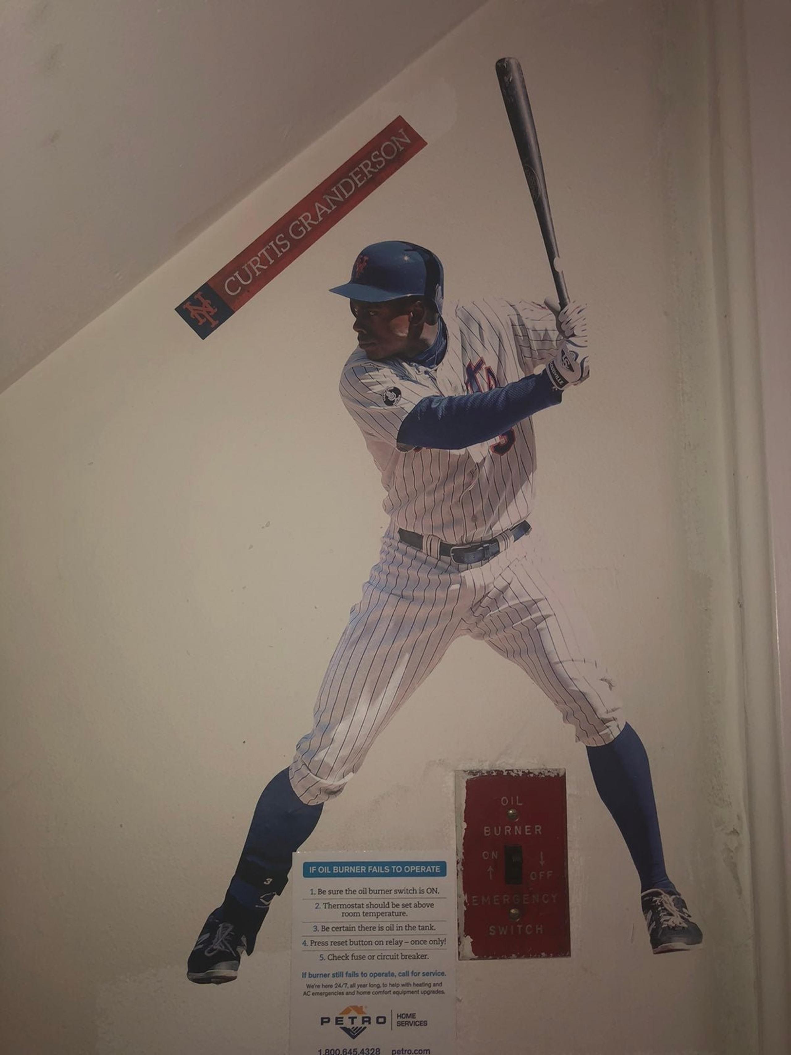 Curtis Granderson Fathead New York Mets