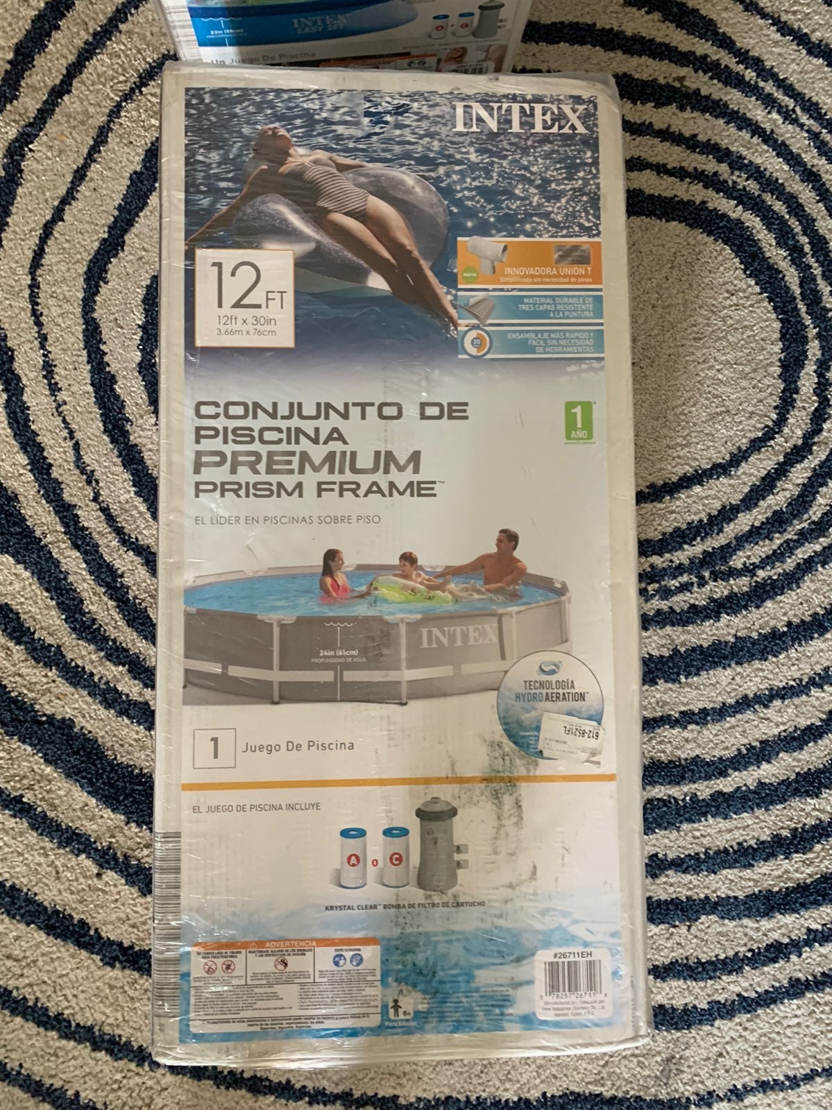 Intex 12ft x 30in Metal Prism Frame Pool