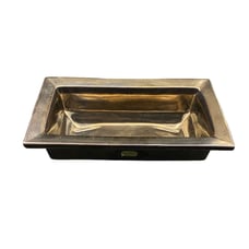 Vintage Collectible Haeger Metallic( Bronze)Planter U.S.A. 972 Home Decor Retro