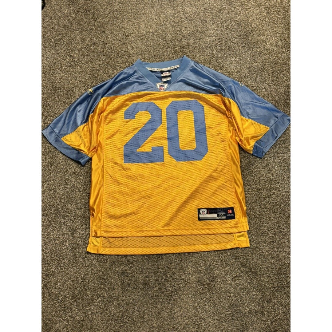 Brian Dawkins Philadelphia Eagles Jersey Mens M Throwback Yellow Reebok NFL