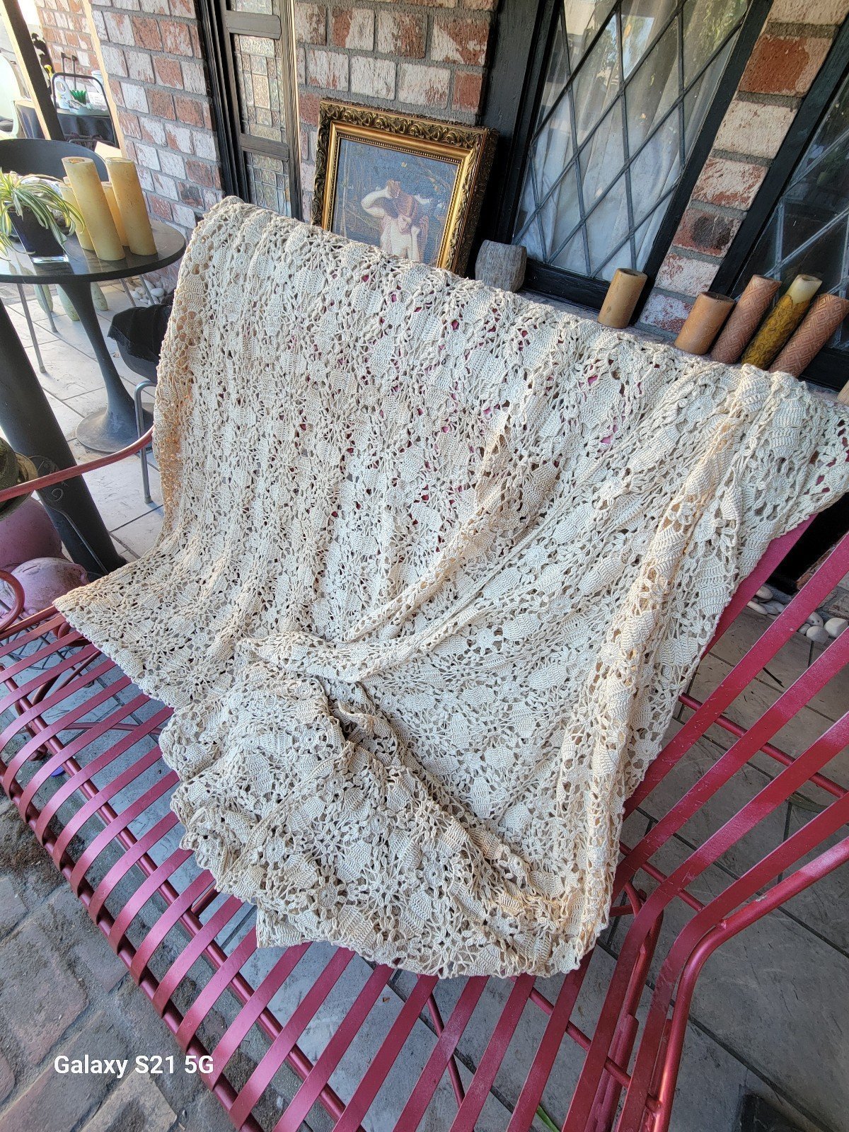 crochet king size bedspread