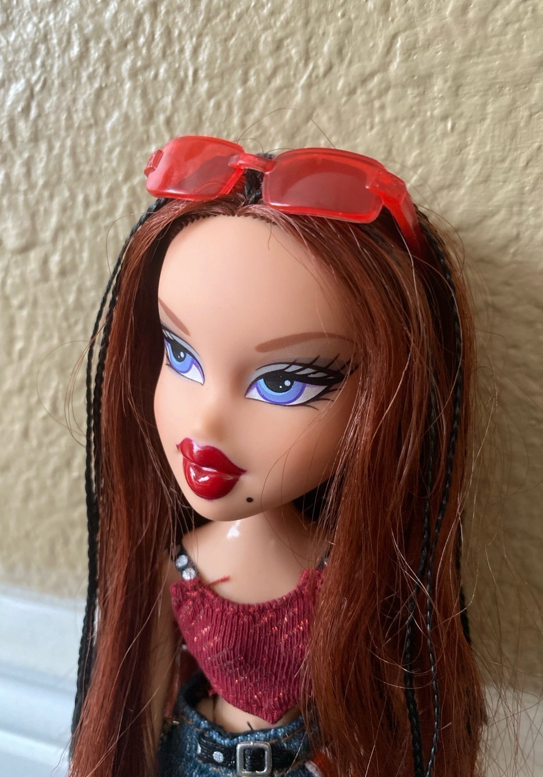 Bratz MGA Doll 10”, 2001 “ Twinz Roxxi”, redressed in excellent condition.