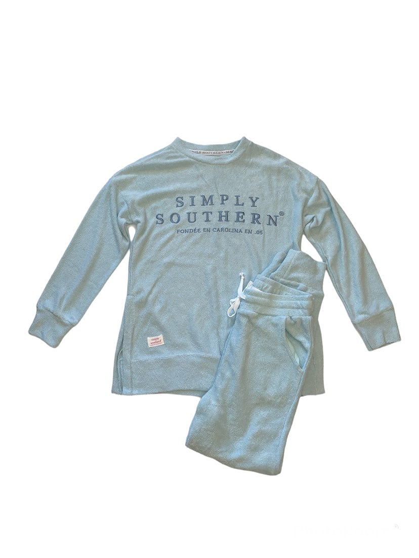 Simply Southern terry jogger loungewear set
