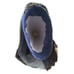 Large 21 Tall Santa Tree Topper Blue Velvet Cloak Robe With Blue Gemstones