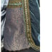Large 21 Tall Santa Tree Topper Blue Velvet Cloak Robe With Blue Gemstones