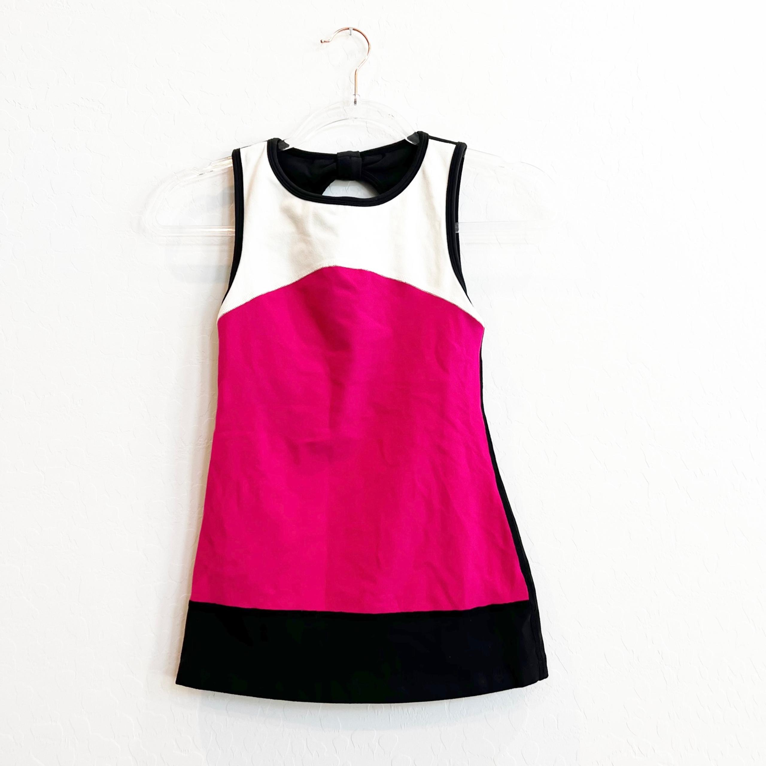 Kate Spade x Beyond Yoga Women's Banded Athletic Tank Top Cutout Back Pink XS