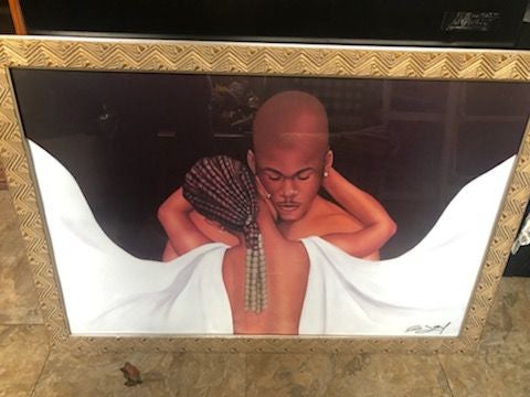 Beautiful afrocentric painting