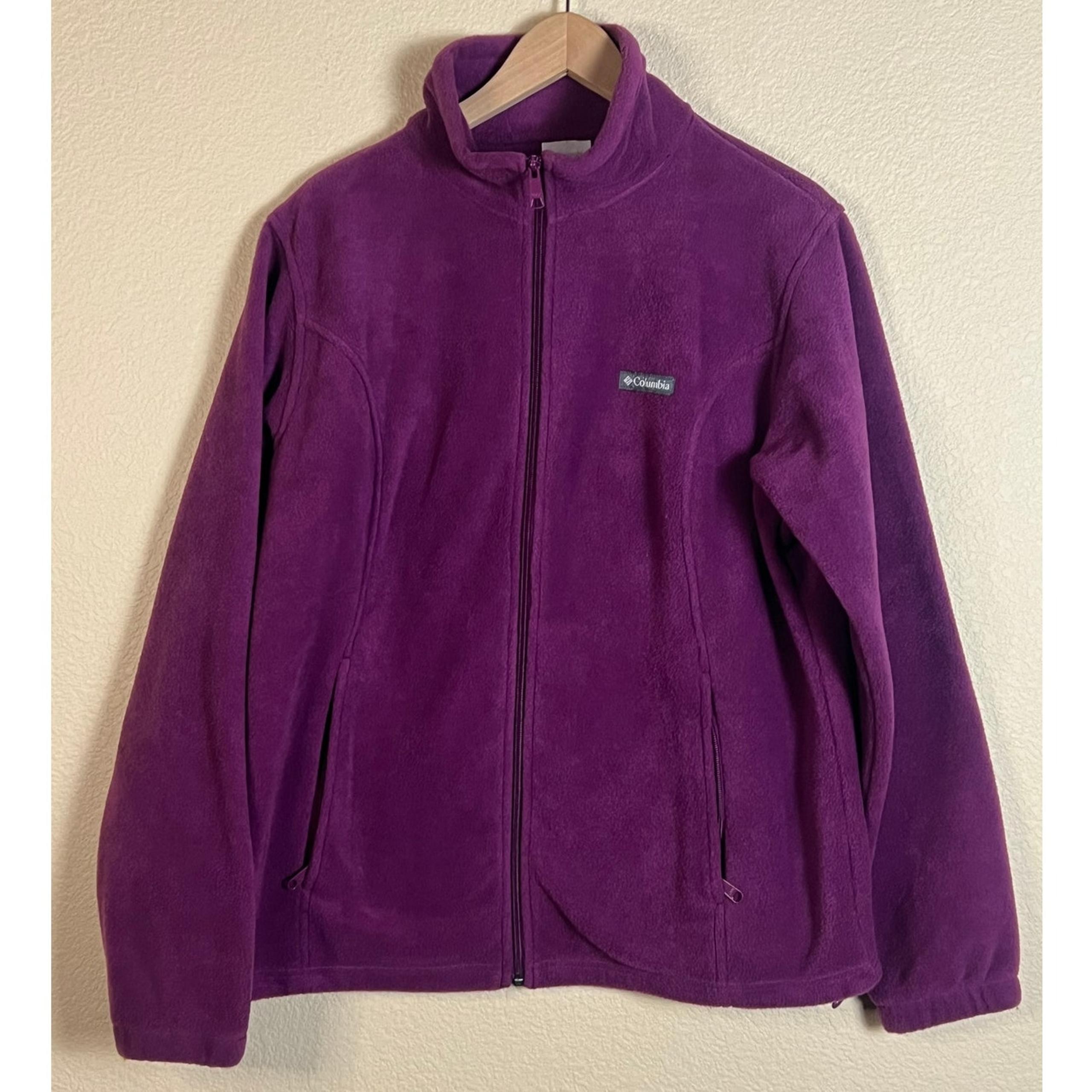 Columbia Women's Purple Full Zip Sweatshirt Sz XL