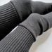 Sweater Knee Socks Black Knit Leg Warmers Warm Thigh Highs Warm Winter Layered