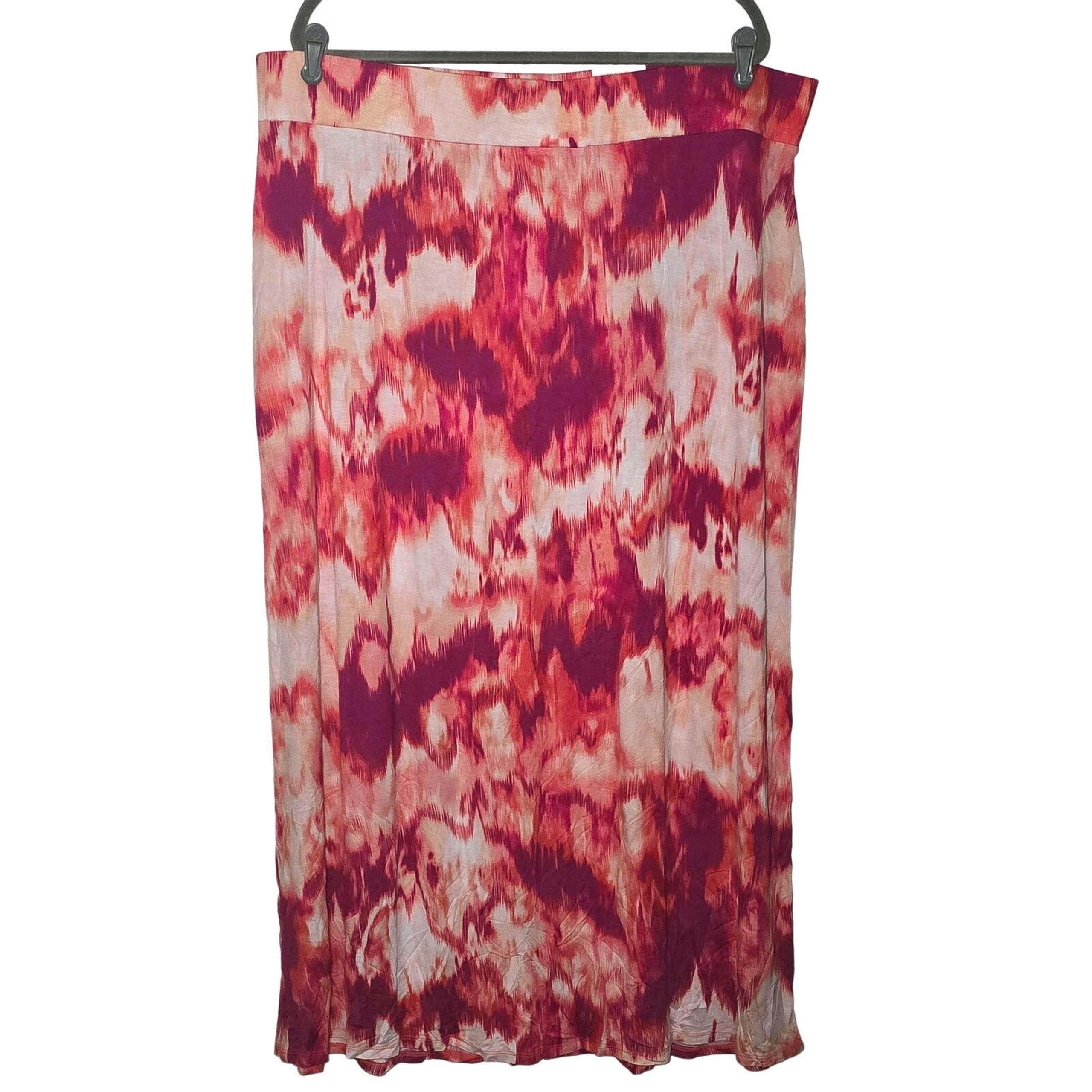a.n.a Rococo Rose Maxi Skirt 2X NWT