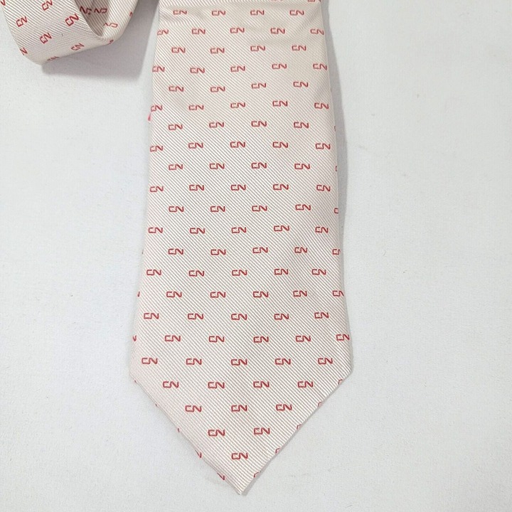 Vicomte Arthur Paris Palm Beach pink Men's tie 100% Silk NEW with tags HTF CN