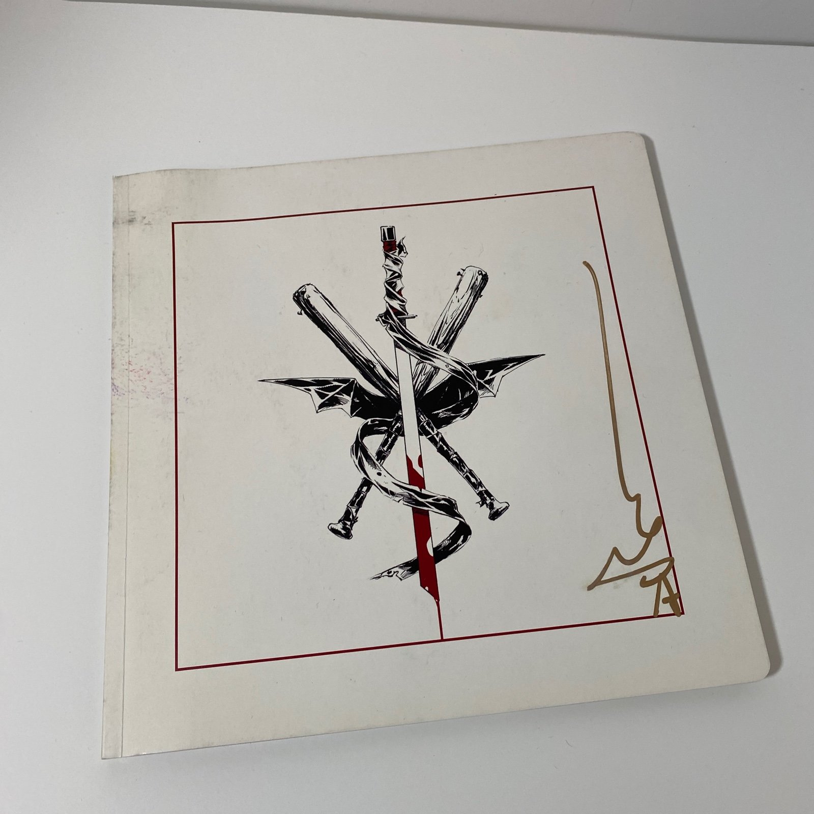 DUSTIN NGUYEN 2014 SKETCHBOOK BATMAN HARLEY QUINN DC LIL GOTHAM SIGNED used som