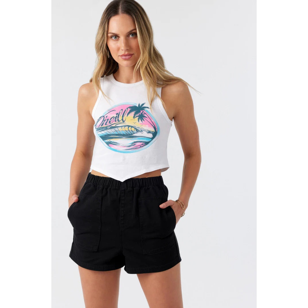 NWT New O'Neill Black Wash Denim Sonnet Jean Shorts Women's Size Large