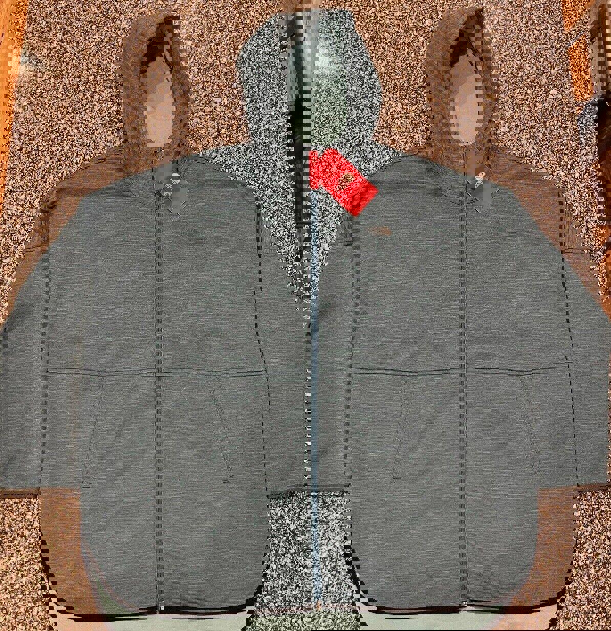 North Face Slacker Full Zip Hoodie Sz XLBlue Long Sleeve Lined Jacket NWT