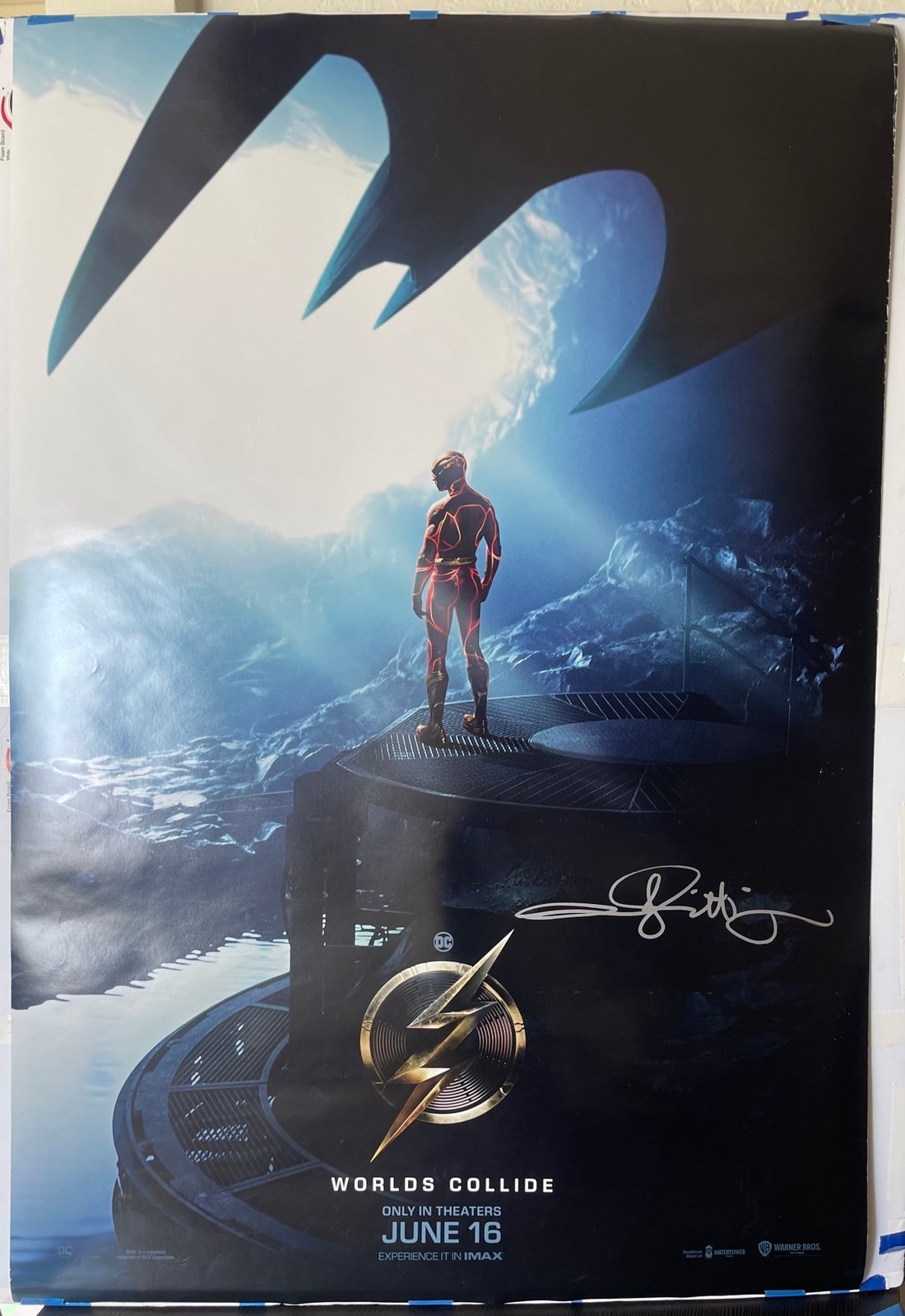 Andy Muschietti Signed The Flash Original Double-Sided 27x40 Movie Poster