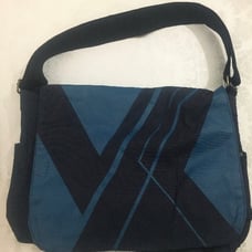 Geometric Messenger Bag