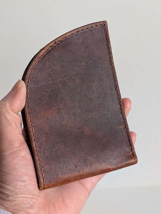 Rogue Industries Front Pocket Wallet in Moose Leather with ID Window