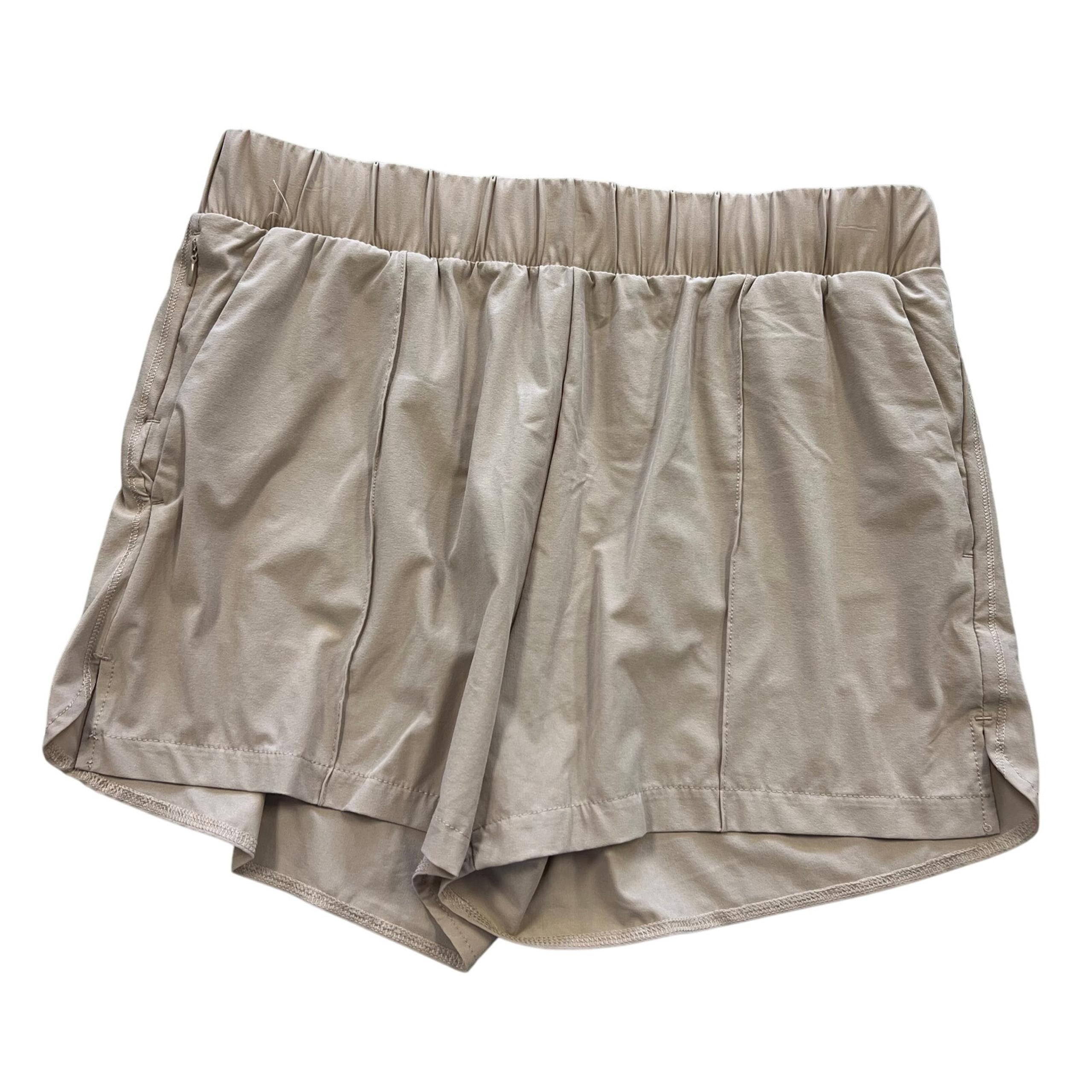 Mono B Cream Athletic Shorts Size Medium