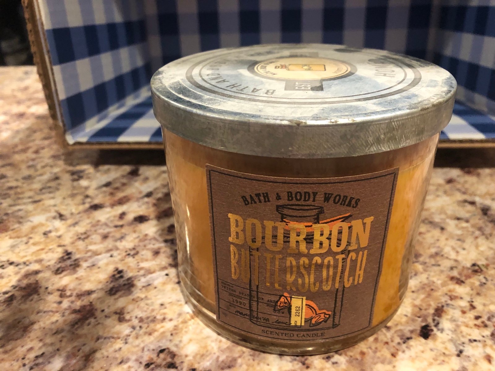 B&BW Bourbon Butterscotch 3-Wick Candle (2014 Artisan Market Collection)