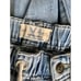 Free People Pull On Wide Leg Jeans in Blue Size XL Denim Button Fly Drawstring