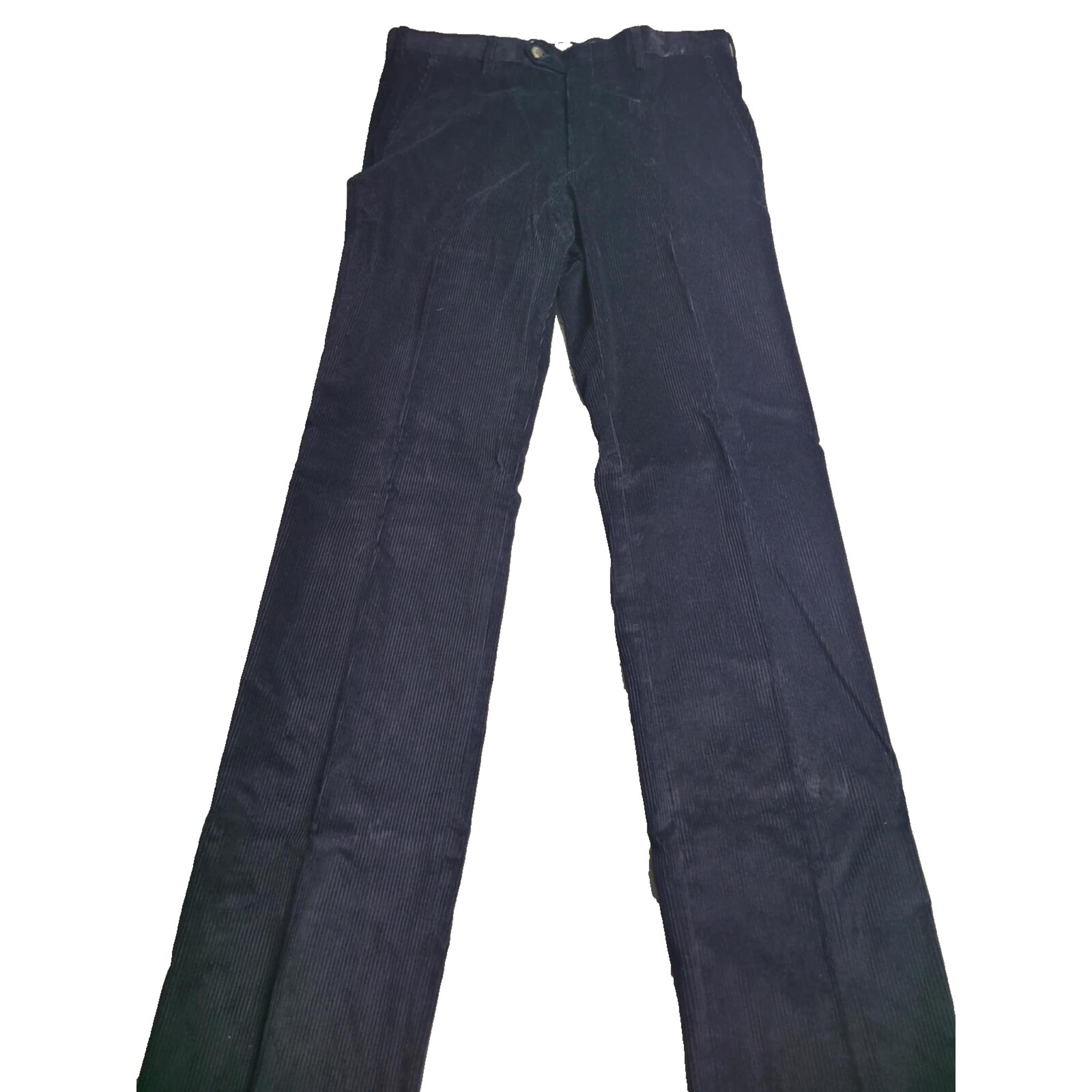 NEW Berle Corduroy Pants Raw Hem Men's 36x37 Navy NWT