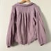 Free People Cozy Dreams Pullover Women's Blouse Top Light Purple Lavender Small