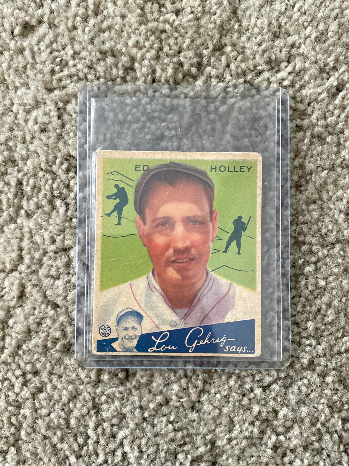 1934 Goudey Ed Holley