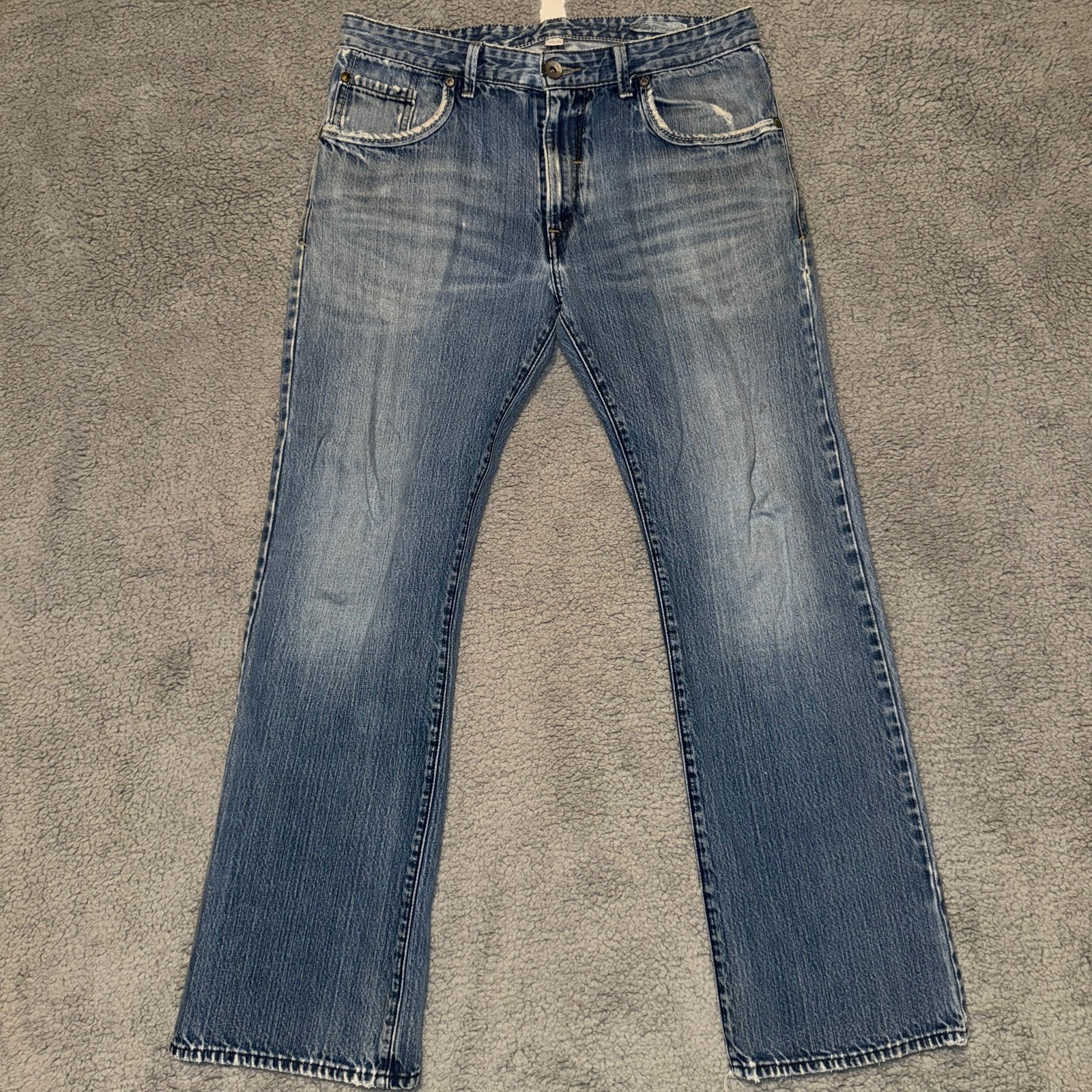 Vintage Levis SilverTab Jeans Mens 34x32 Blue Boot Cut 90's Y2K