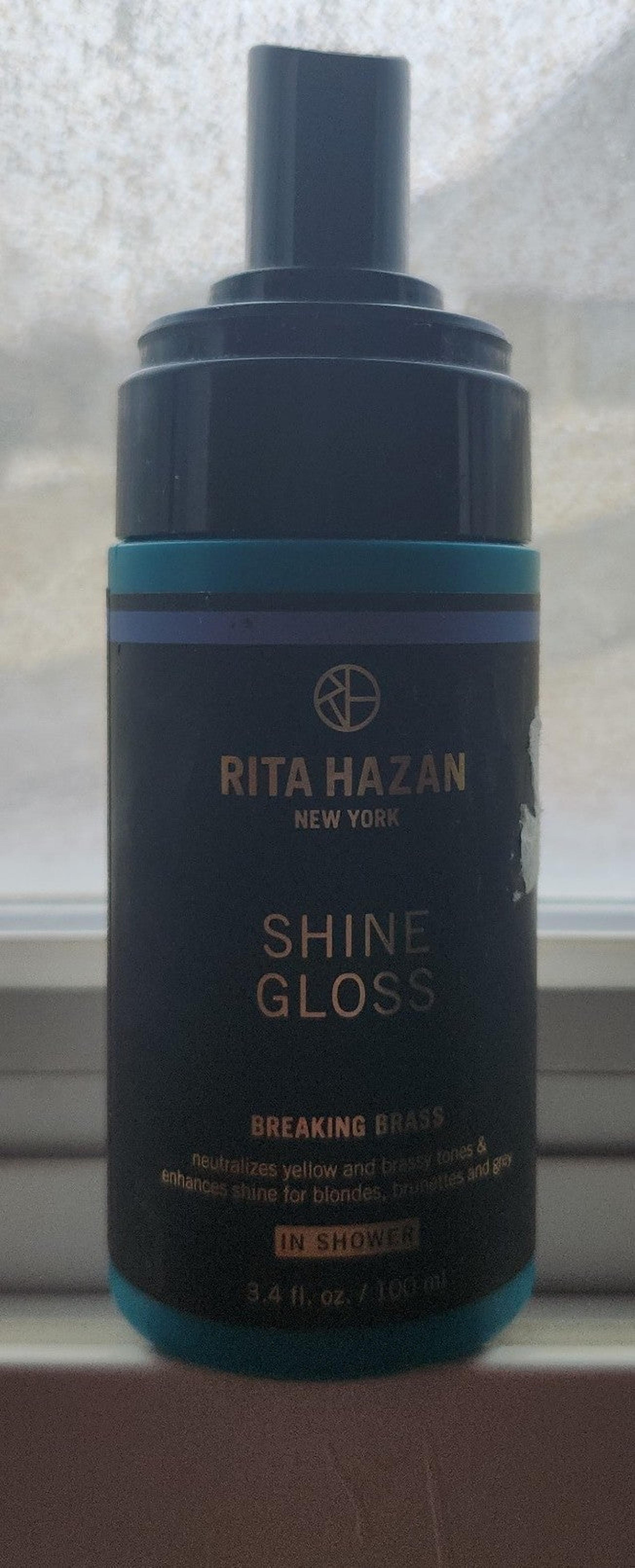 Rita Hazan shine gloss breaking brass