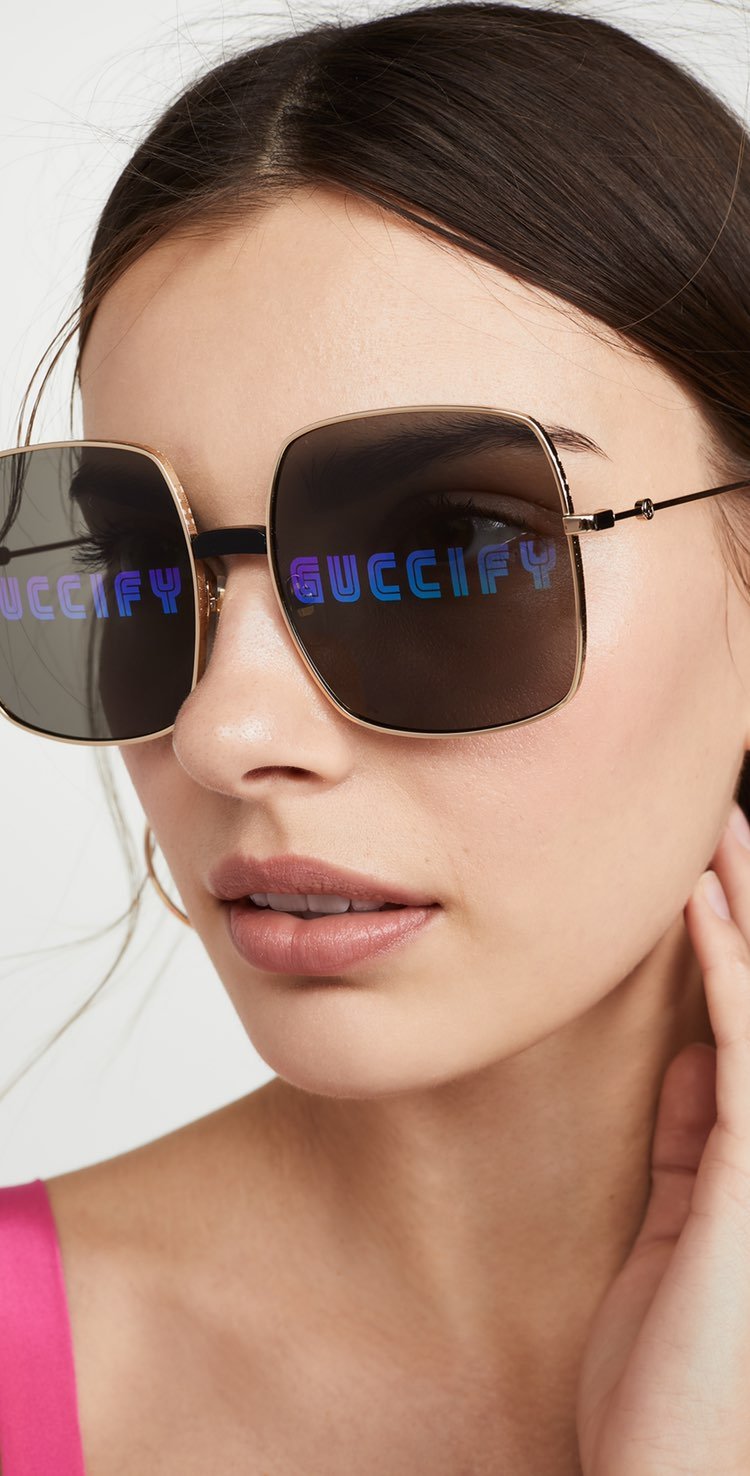 Gucci square sunglasses for women