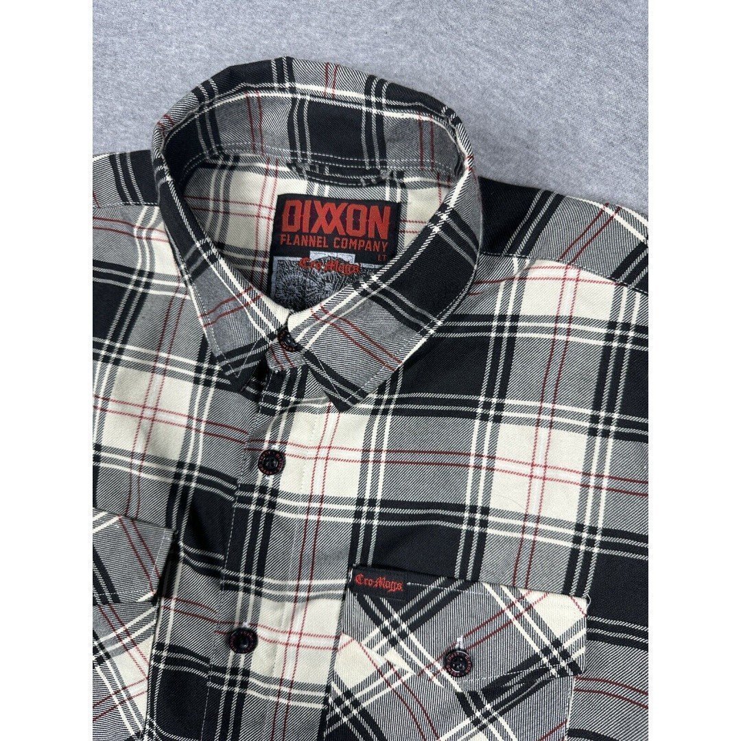Cro Mags Shirt Dixxon Flannel Shirt New York Hardcore Alpha Omega Size LT
