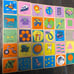 Vintage wooden Alphabet Baby blocks