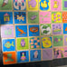 Vintage wooden Alphabet Baby blocks
