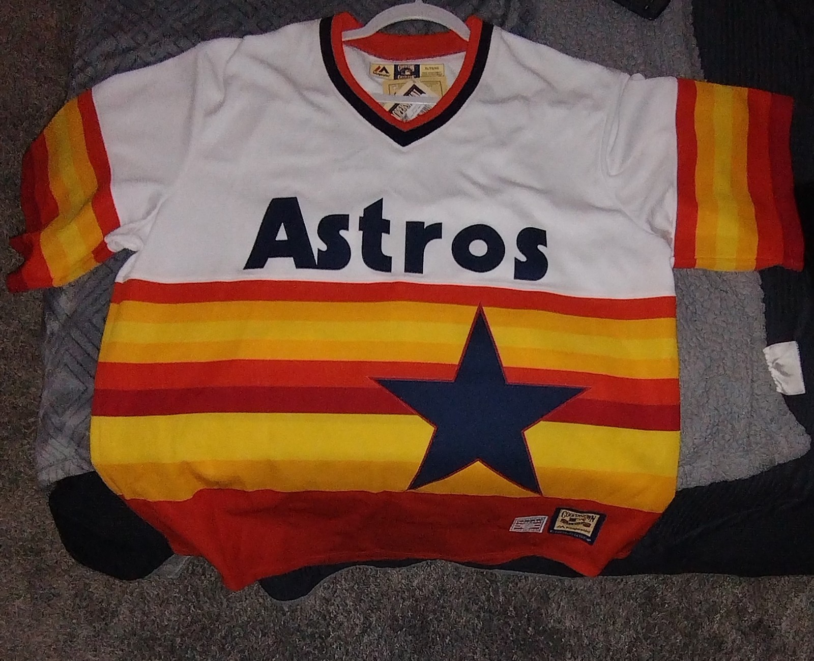 Nolan Ryan Cooperstown Throwback jersey