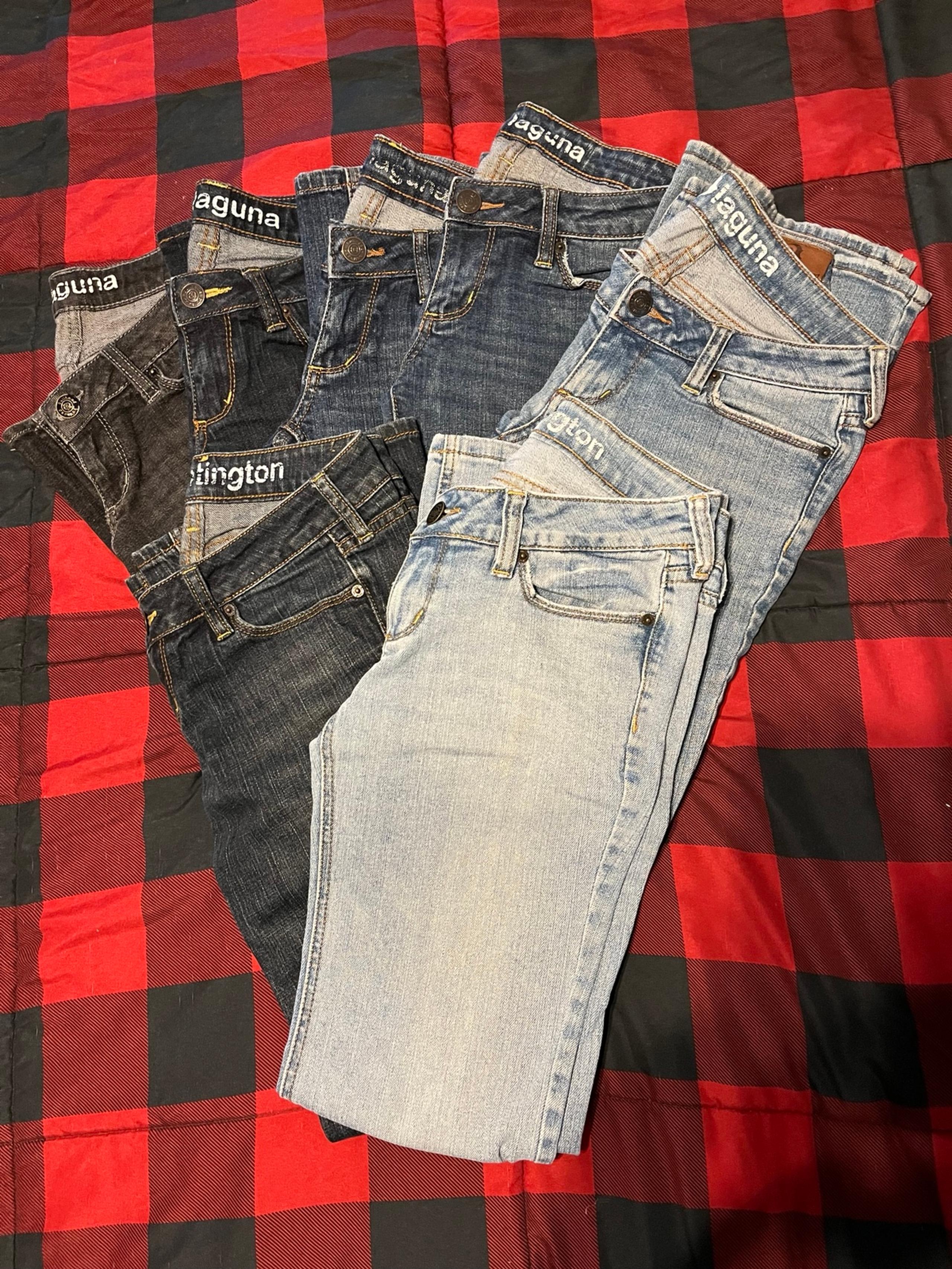 (7) PacSun Laguna Huntington Lady Junior Jeans 1 Short Lot L4 - Bullhead