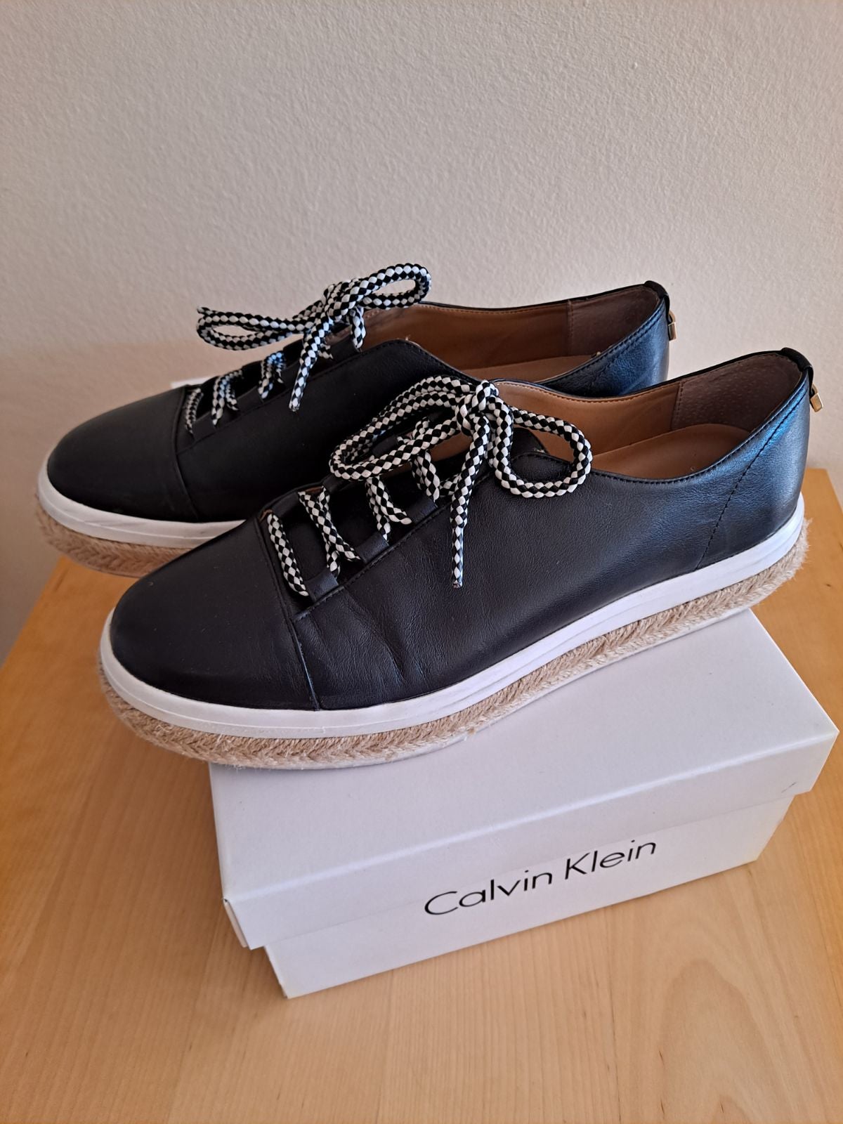 Calvin Klein platform shoes