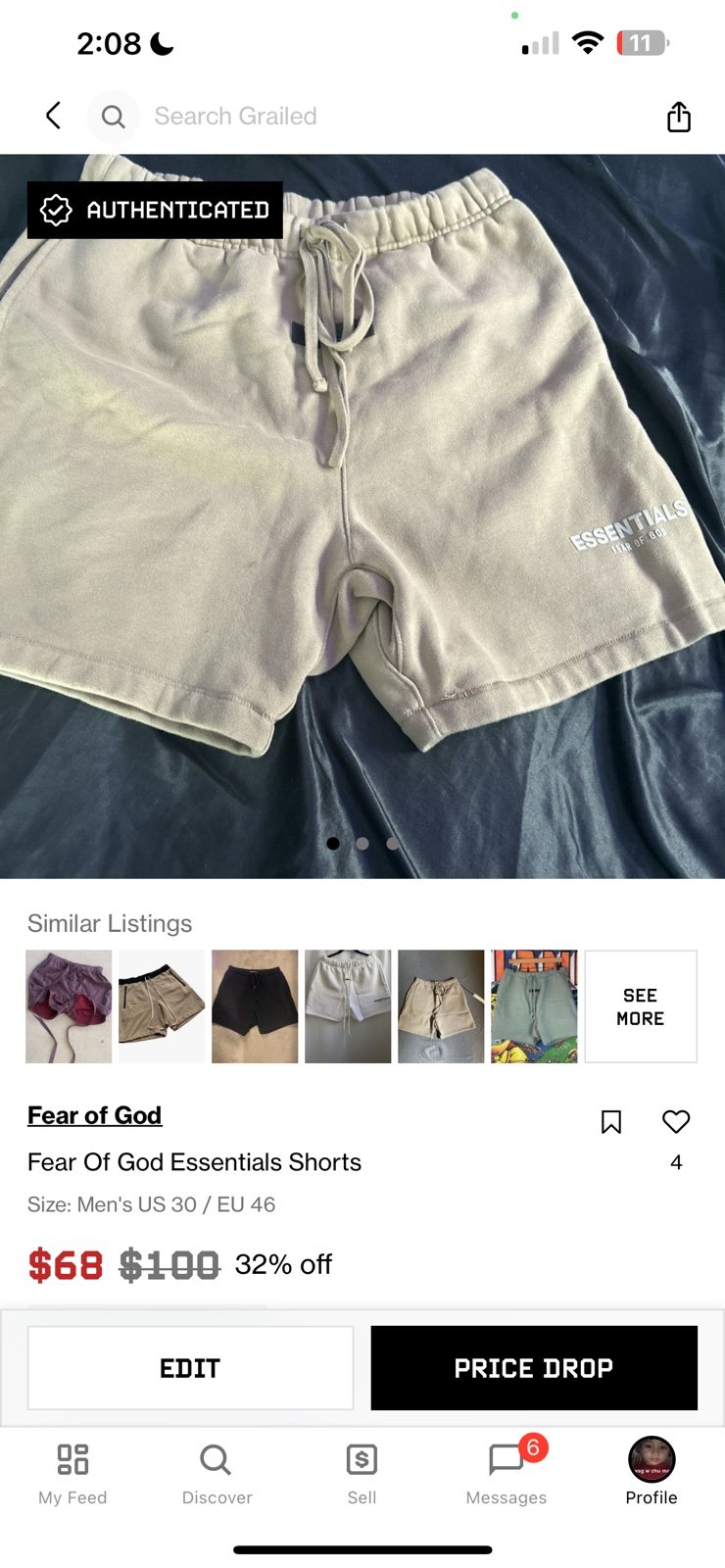 Fear Of God Essentials Shorts