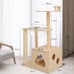cat tree tower(Pure solid wood）