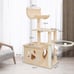 cat tree tower(Pure solid wood）