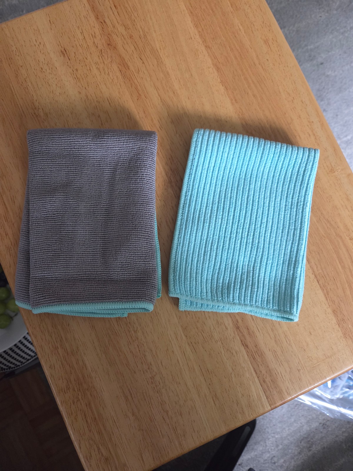 Norwex Envirocloth Sea Mist Trim & Channel Textured Kitchen Cloth Microfiber NEW