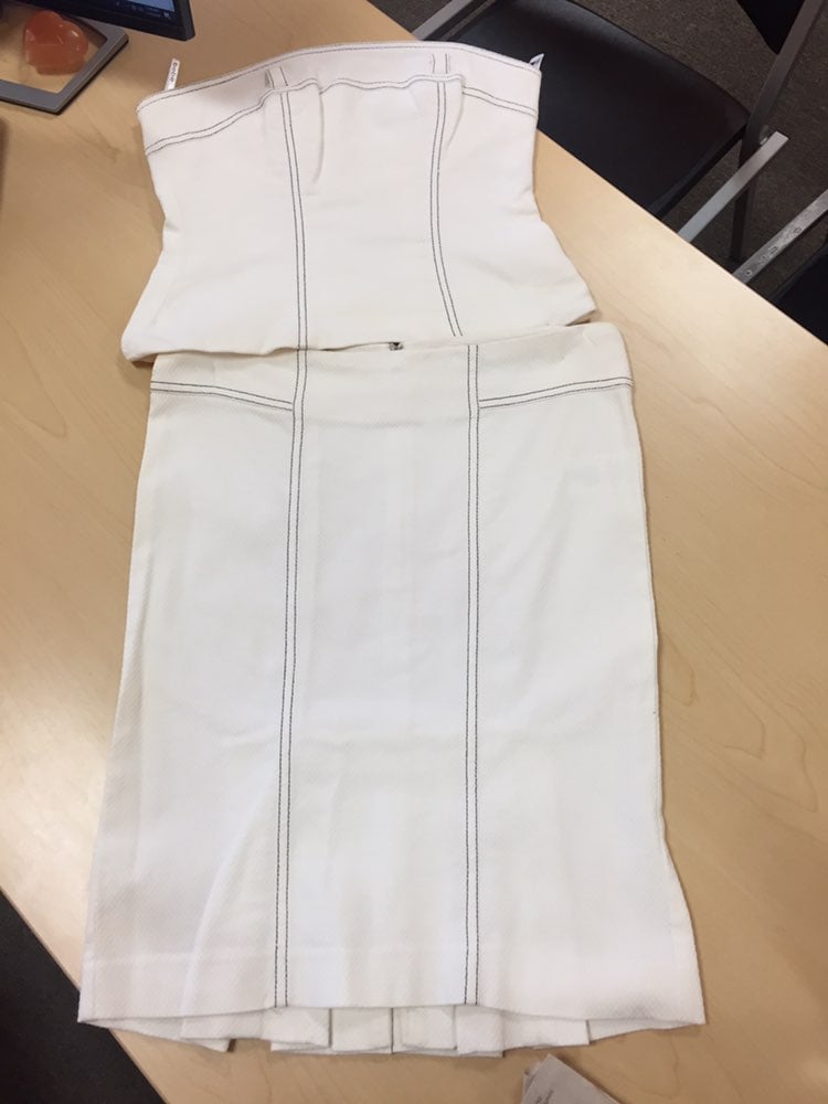 White Bebe Suit