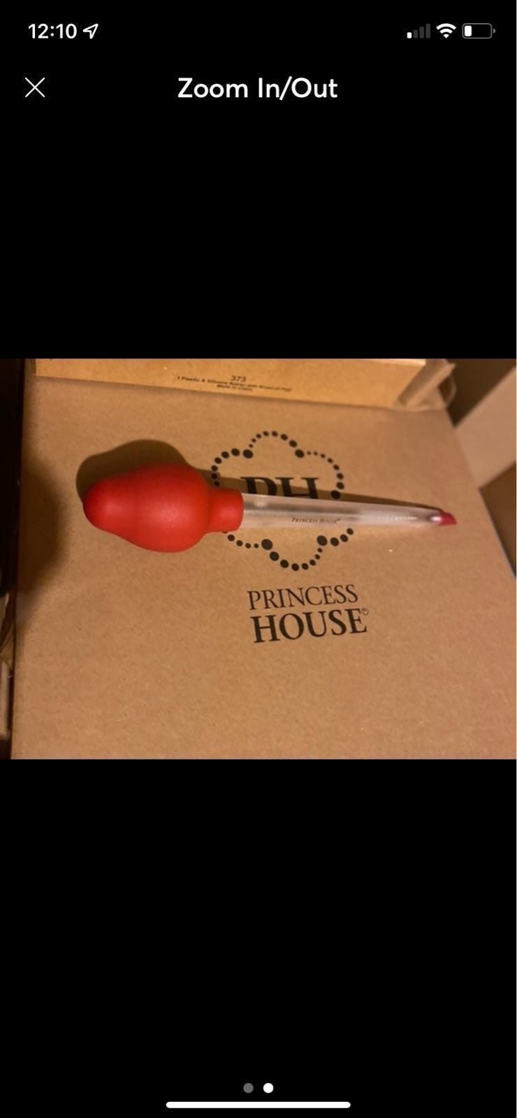 Princess house silicone Baxter with brush