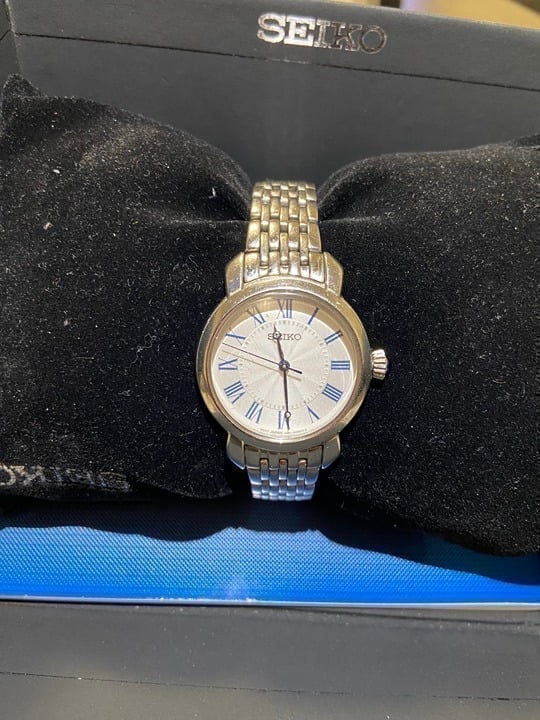 SEIKO SUR629 Essentials Silver Tone Stainless Steel Women's Watch