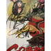 3 Cast Signed 19” Poster Peyton List, Xolo Mariduena & Jacob Bertrand Cobra Kai