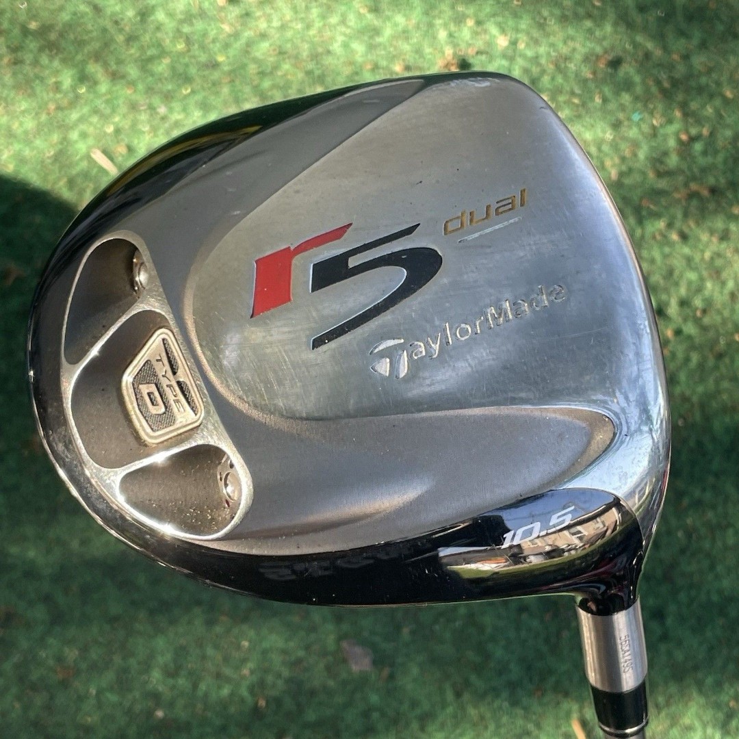 TaylorMade R5 Dual Driver 10.5° Type D MAS2 55g Senior Flex Graphite Mens RH