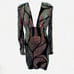 Love & Lemonade Black Deep V Neck Long Sleeve Party Mini Dress NWT Sequins LGE